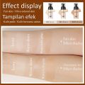 Liquid foundation Matte foundation 40g / Up to 24H wear / Tekstur ringan / Dewy finish. 