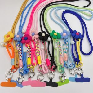 NEXTYOO 3 trong 1 Dây đeo điện thoại Có thể điều chỉnh Đầy màu sắc Dây đeo cổ Thời trang Đa chức năng Dây đeo chéo