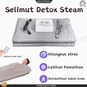 Sauna Blanket 650w Slimming Body Selimut Sauna Pengurus detox Alat Pelangsing Tubuh selimut sauna Alat Sauna Room Alat Mandi Uap Buang Lemak Detox Tubuh Pelangsingan Kebugaran Kecantikan Detoksifikasi