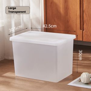 Storage Box Organizer Muji Basket Container With Lid Kitchen Storage Cabinet Kotak Penyusun Kotak Penyimpanan Bekas Bakul Muji Dengan Tudung Kabinet Penyimpanan Dapur Kotak
