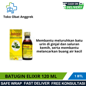 BATUGIN ELIXIR/330ML/MELURUHKAN BATU URIN DI GINJAL DAN SALURAN KEMIH