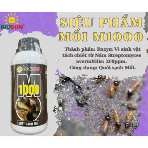 Thuốc Diệt Mối Sinh Học - Chế Phẩm Sinh Học BIOSUN M1000 – Diệt Mối Tận Gốc Kháng Khuẩn An Toàn