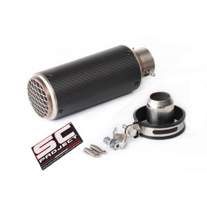 51/60mm Universal Motorcycle SC Project Exhaust Modified Carbon Fiber Muffler