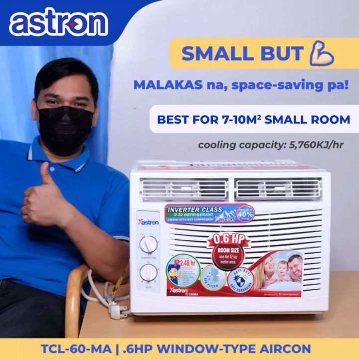 Astron 0.6HP Inverter Class Window Type Aircon - Manual | TCL60MA ...