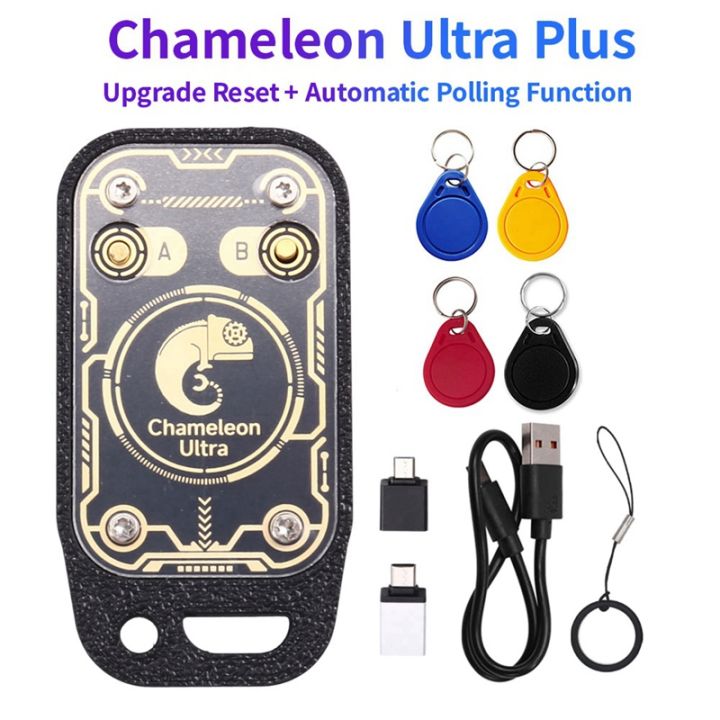 Chameleon Ultra Plus RFID Smart Card Emulator Smart Chip Reader+4XUID ...