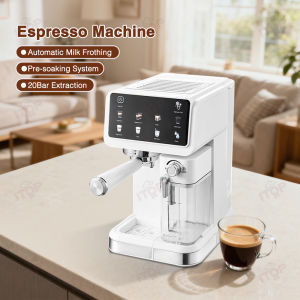 ITOP 3 in 1 Semi Automatic Espresso Coffee Machine Cappuccino Milk System 6 Coffee Modes Automatic Milk Froth Coffee Maker