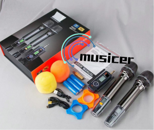 JBL 950S Dual UHF Wireless Microphone Singing Microphone Dynamic Microphone Built-in DSP volume adjustment and reverb effect receiving range within 50 meters authentic