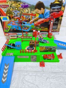 CARS MCQUEEN TOYS SET CAR PARKING CAR FOR KIDS BOY