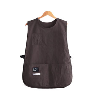 Apron Vest Waterproof Kitchen Home Cooking Work Clothes Barista Vest Waist Circumference