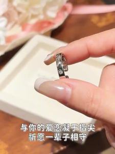 ZGO Sanrio CInnamoroll cincin Ring For Woman Man Couple Adjustable Fashion Cute Birthday Gift 8027