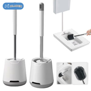 MLADEN Toilet Bowl Brush Toilet Bowl Scrubber Long Handle Toilet Brush Bathroom Cleaner Brush Reusable Bathroom Toilet Brush
