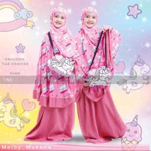 Mukena anak karakter kuda poni // untuk sholat motif karakter Unicorn kuda poni sangat murah