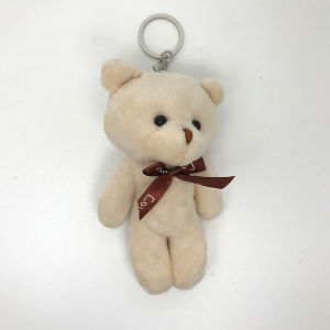 Cute Kids Stuffed Mini Teddy Bear Doll Keychain Toy Bag Pendant Fashion Plush Toy for Gift