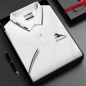 Áo Polo nam cao cấp cổ bẻ - Tặng Kèm Hộp Quà - SIXMEN Mã Đáo Thành Công - Polo vải cá sấu Feelmax premium Thoáng mát
