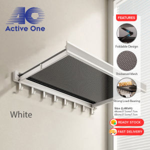 ACTIVEONE Retractable Drying Rack Foldable Bathroom Hanging Towel Clothes Rack Multifunctional Indoor Folding Telescopic Drying Shoes Rak Lipat Pengering Kasut Pakaian - Fulfilled by ACTIVEONE