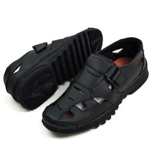 Sandal Sepatu Musim Panas Pria Kulit Sendal Simple Untuk Santai H302