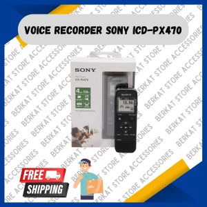 Sony Voice Recorder ICD-PX470 - Black (New Product)