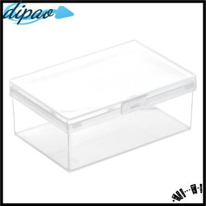 【dipao】 Plastic Box Rectangular Plastic Transparent With Lid Storage Box Collection