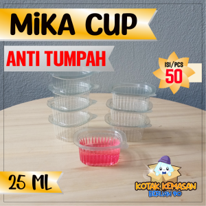 Mika cup sambel/Mika saus/Mika puding/Mika jelly 25 ML