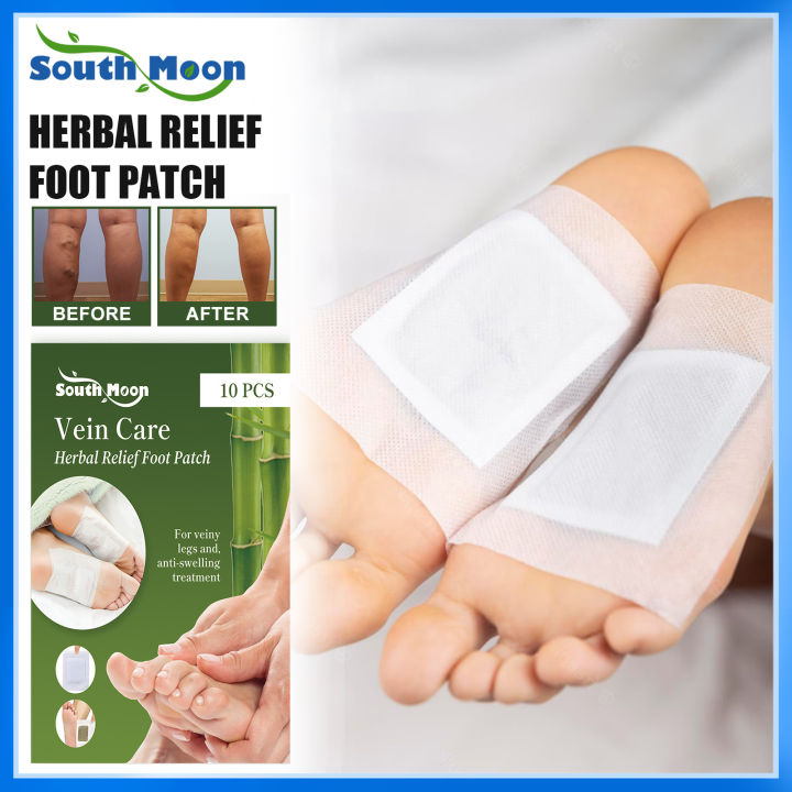 South Moon Vein Care Herbal Relief Foot Patch Relieves Phlebitis ...