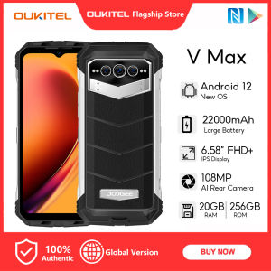 DOOGEE V Max 5G 20GB+256GB  22000mAh Cellphone 6.58" FHD+ 120Hz 108MP + 20MP Night vision Mobiles phone  Rugged Cellphone Android