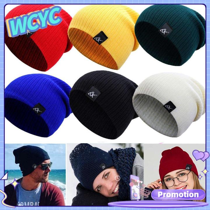 2021 Winter Hats for Woman New Men Beanies Knitted Solid Cute Hat Girls  Autumn Female Baggy Cap Warmer Bonnet Ladies Casual Cap