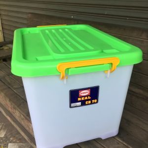SHINPO REAL CB 70 LITER CONTAINER BOX RODA TEBAL KUAT - ECOUTEZ