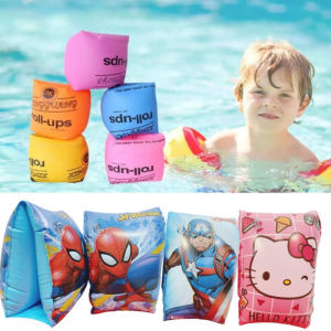 Adult Kids Swimming Arm Ring Inflatable Float Floating Safety Training Sleeve Circle Armbands Summer Water Sports