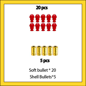 Glock Toy Semi-Automatic Mode Outdoor Sports Toy Foam Bullet Pretend Toy Gift for Kids with Box