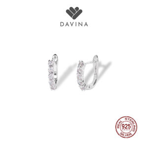 DAVINA Ladies Velen Earrings Sterling Silver 925 - Anting Wanita Perak S925 Hoop Hoops