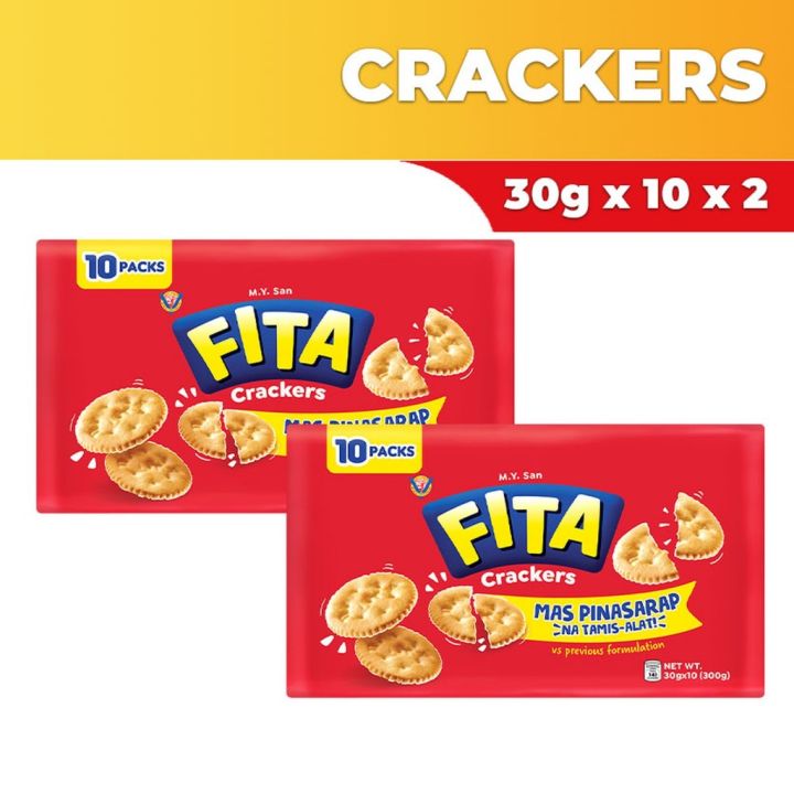 Fita Crackers Ready to Eat Snack 30g x 10 X 2 | Lazada PH