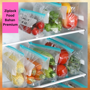 Zipper Makanan Food Pouch Slider Bag / Ziplock Makanan