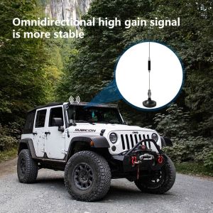 Heavy Duty Magnetic Mount CB Radio Base Station Antenna Kit Compatible with Mobile/Car Radio Cobra 27MHz Midland Uniden Maxon President Anytone Car Truck Mobile Handheld CB Radio Eifagur
