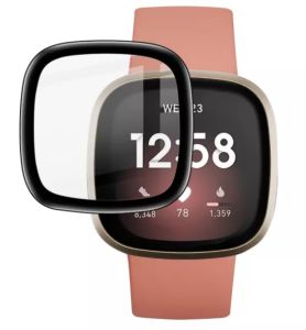[SG] Full Screen Protector Fitbit Versa 4 Sense 2 Inspire 3 Versa 3 Sense Charge 6 5 4 Versa 2 SE Lite Luxe PMMA not tempered glass film