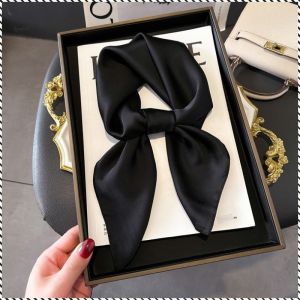 Scarf Sophistication Elegance Silk Scarf Utility Elegant Skin-friendly Decorative Uv Protection