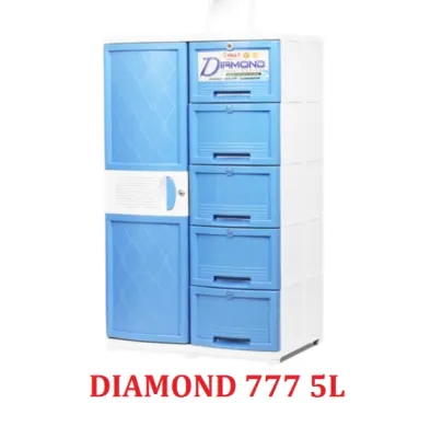 [NEW ITEM] JOLLY 777 5 LAYERS DIAMOND CLOSET CABINET/DRAWER/ WARDROBE/ CLOTHES ORGANIZER/ DAMITAN/ HANGERAN NG DAMIT/ DRAWER WITH WARDROBE #damitan #closet
