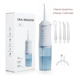 Pulse Deep Cleaning Water Flosser - Electric Portable Oral Irrigator for Teeth & Gums Perfect for Home Use & Orthodontics