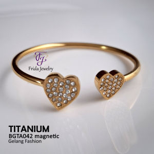 Gelang Anak Titanium Love Magnetic Mata Perhiasan Fashion Import Kualitas Premium Awet Anti Karat Bisa dipakai sehari-hari bgta042