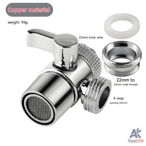 Three-Way Valve Adapter Faucet Manifold Four-Way Manifold Shipped Within 24 Hours