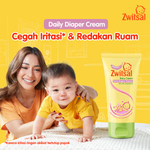 Zwitsal Baby Daily Diaper Cream - dengan Zinc Vit E Canola Oil 50 mL x2
