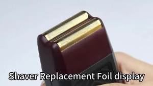 2 Pack Professional 5 Star Series Finale Shaver Replacement Foil and Cutter Bar Assembly Compatible with wahl Shaver Foil 7031-100 7043-100 Super Close Shaving Replacement Heads，Black