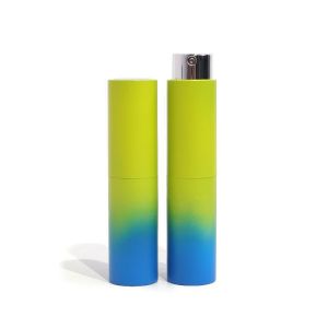 PURETEN Refillable Mini Perfume Bottle 10ml Essential Oil Alcohol Spray Rotating Bottle Portable Empty Cosmetic Containers