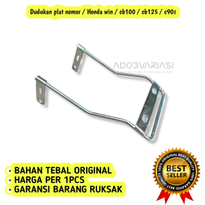Besi Braket Dudukan Plat Nomor - pangkon Plat Nomor HONDA WIN/CB100/CB125/C90Z