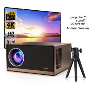XIDU S1 Projector Android 1920*1080P 5G WIFI With Bluetooth LED Projectors 4K Hd Keystone Correction For Home Office Smart TV (800 ANSI Lumen)