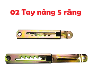 (1 cặp) Tay nâng 5 răng tạo nghiêng mặt bàn-ghế-giường đa năng rãnh tủ.