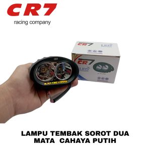LAMPU TEMBAK/SOROT MOTOR LED CREE 2 MATA OWL CAHAYA SANGAT TERANG