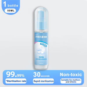 ACECHACE Portable Disinfectant Spray 50ml 99.99% Effective Sterilization Alcohol-Free Non-Toxic Travel Friendly for Hotel & Public Use