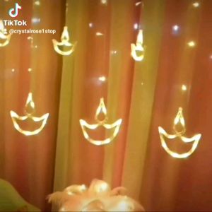 Diya LED Fairy String Light For Your Home Decor (Warm White/Multicolour)