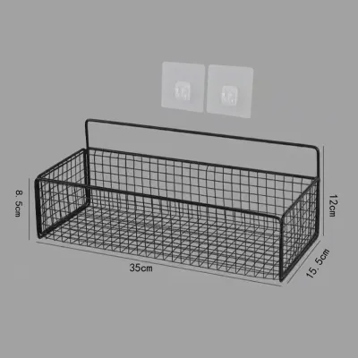 Bathroom Rack Toilet Shelf Kitchen Storage Organizer Wall Mounted Shower Shelves Seasoning Rak Bilik Mandi Dinding