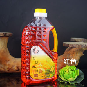 One box containing 6 bottles crystal lamp oil - oil for lamps offerings for Buddha factory-direct product - Yongfu Yuan Bodhi Crystal Oil oil for Buddha lamps 2.6 pounds of liquid candles wind-proof and durable lighting lamp lamp oil